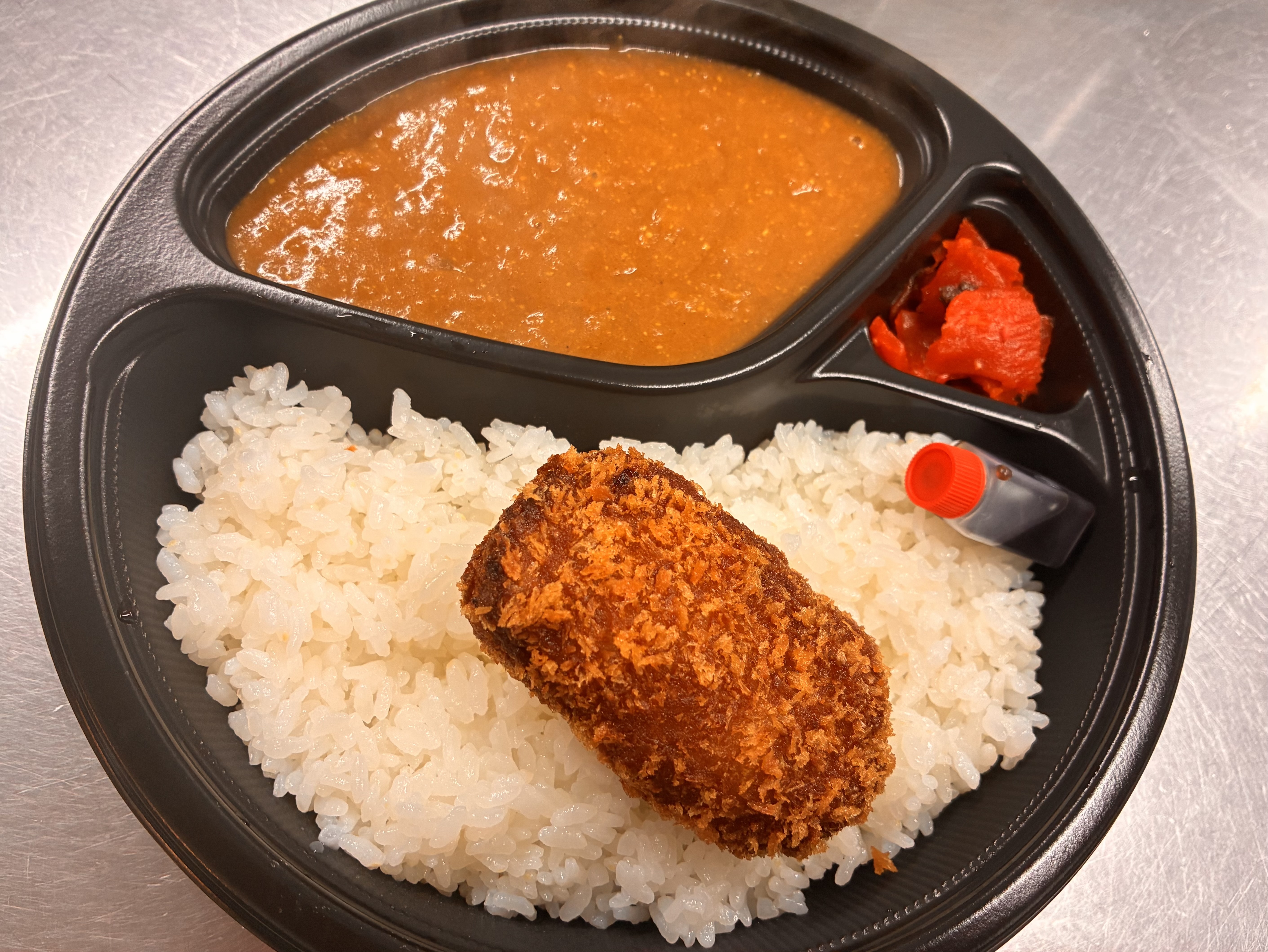 ミンチカツカレー